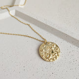 Zodiacs Star Signs in Relief Necklace