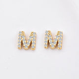 Dainty Initials Stud Earrings