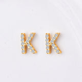 Dainty Initials Stud Earrings