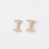 Dainty Initials Stud Earrings