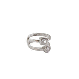 Silver Yoola Cz Earcuff