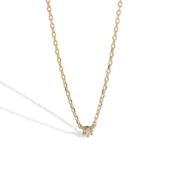 Chic Cz Gold Necklace