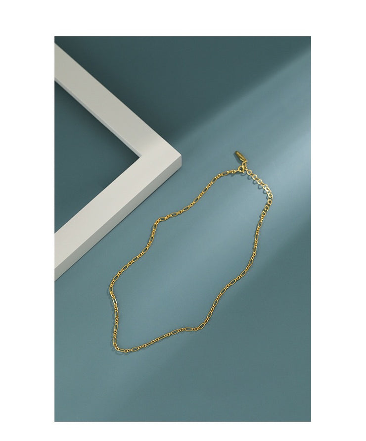 Chain Gold Choker Necklace