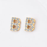 Dainty Initials Stud Earrings