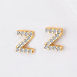 Dainty Initials Stud Earrings