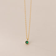 Laila Green Gold  Necklace