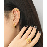 Lia Gold Stylish Hoop