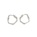 Dina Silver Stylish Hoop