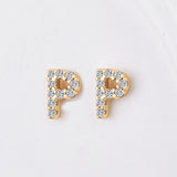 Dainty Initials Stud Earrings