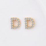 Dainty Initials Stud Earrings