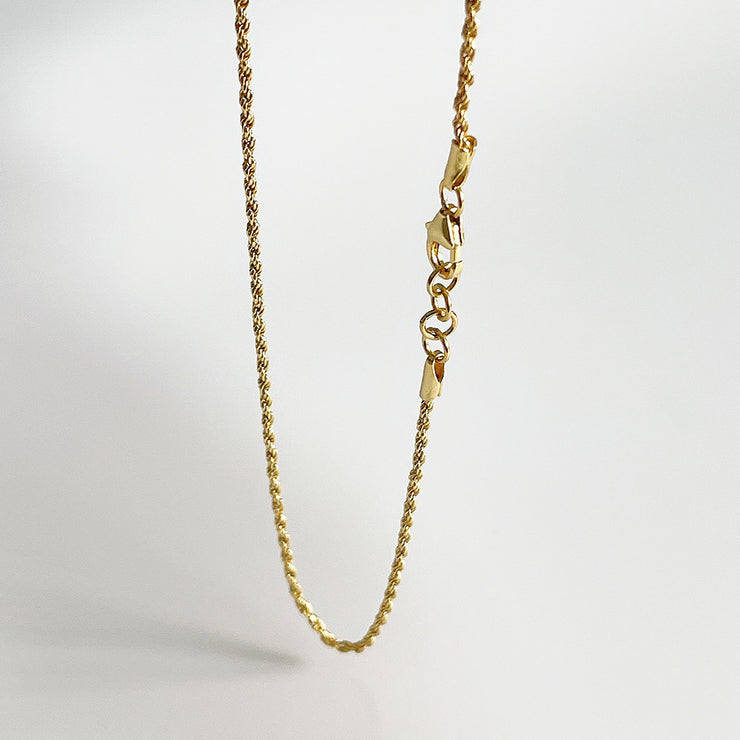 Rope Stylish Gold Chain Necklace