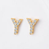 Dainty Initials Stud Earrings