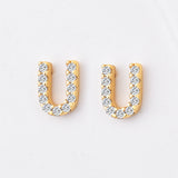 Dainty Initials Stud Earrings