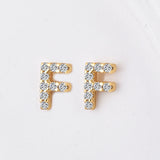 Dainty Initials Stud Earrings