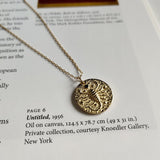 Zodiacs Star Signs in Relief Necklace