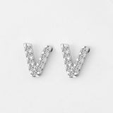 Dainty Initials Stud Earrings