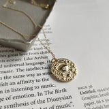 Zodiacs Star Signs in Relief Necklace