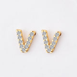 Dainty Initials Stud Earrings