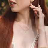 Compas Gold Coin Necklace