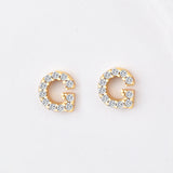 Dainty Initials Stud Earrings