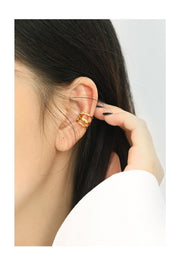 Gold Double Line  Earcuff