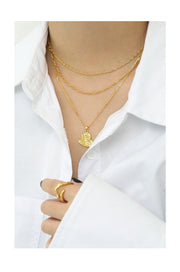 Chain Gold Choker Necklace
