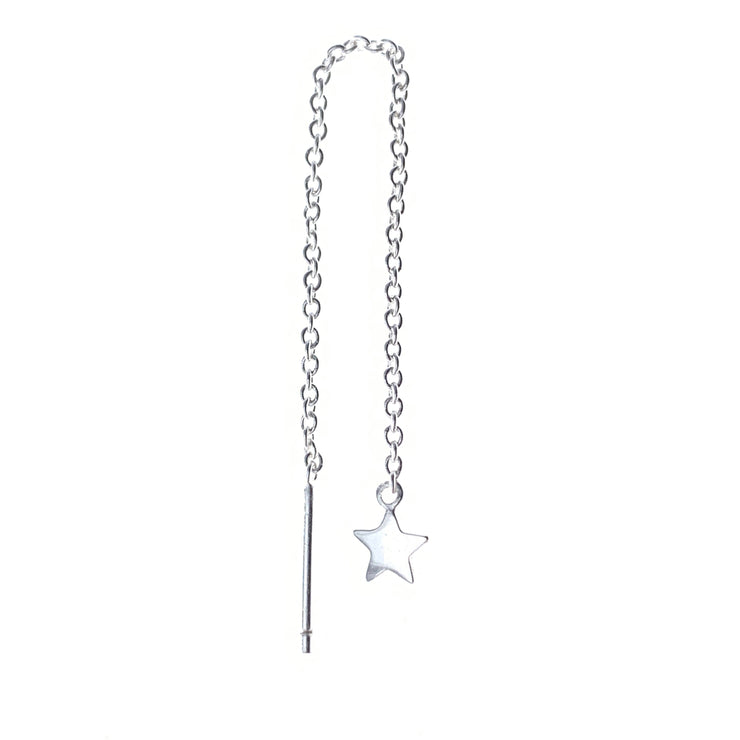 Star Silver Thread Earrings