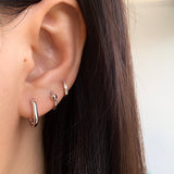 Small Oval Hoop