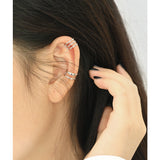 Silver Double Line  Earcuff