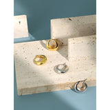 Lia Silver Stylish Hoop