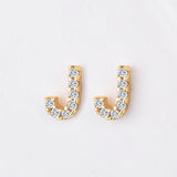 Dainty Initials Stud Earrings