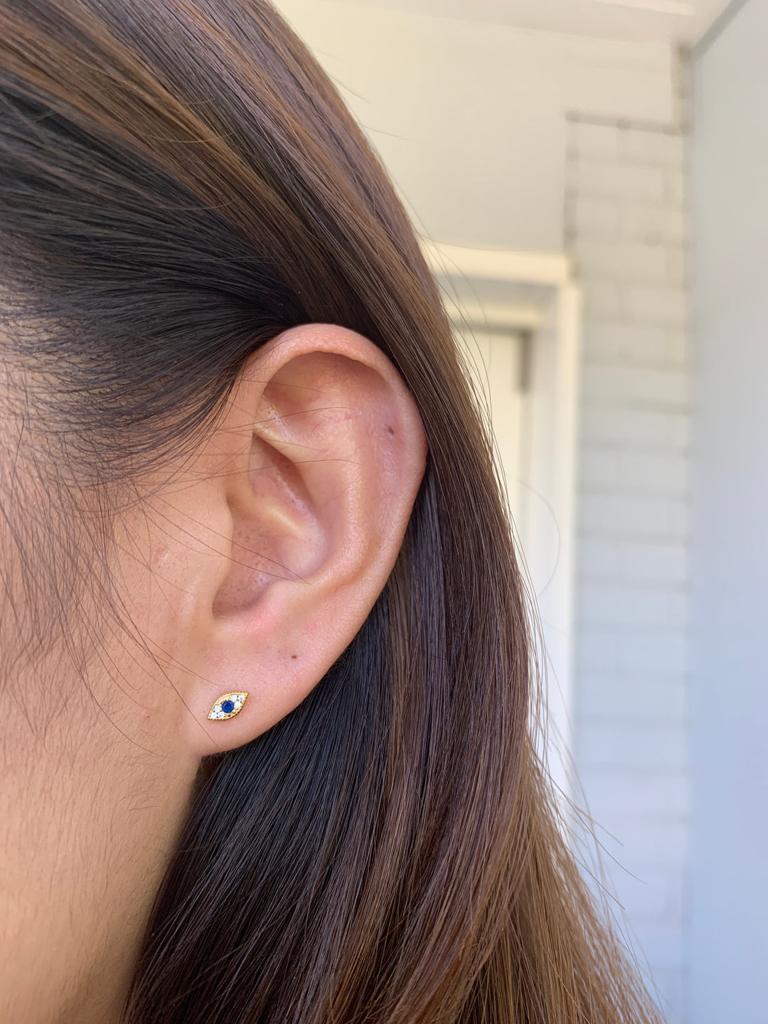 Evil Eye Small Stud Earrings – Fora Jewellery