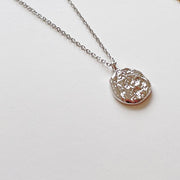 Little Dora Silver Coin Necklace