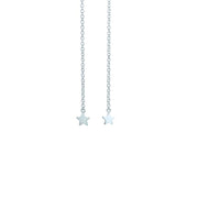 Star Silver Thread Earrings