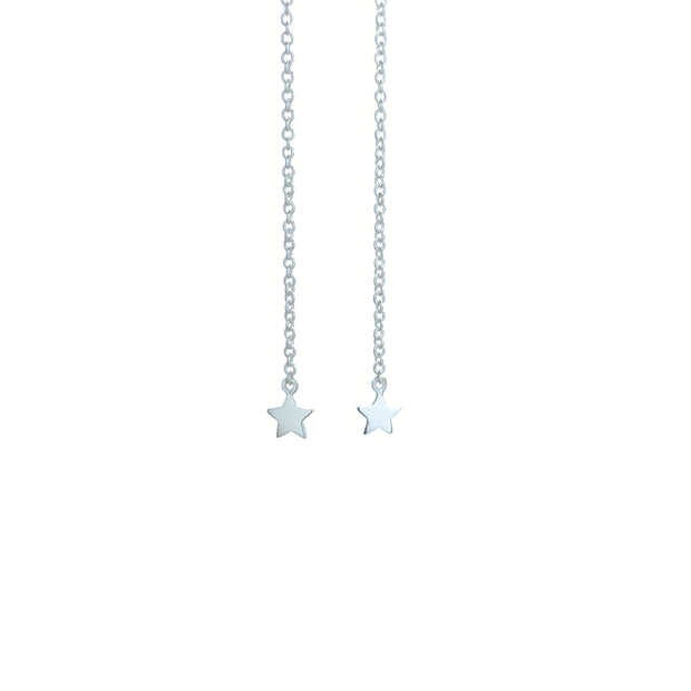 Star Silver Thread Earrings