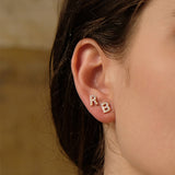 Dainty Initials Stud Earrings